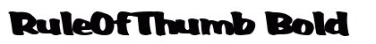 RuleOfThumb Bold preview