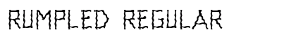 Rumpled Regular preview