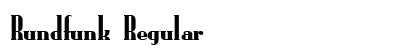Rundfunk Regular Preview