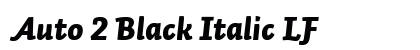 Auto 2 Black Italic LF Preview
