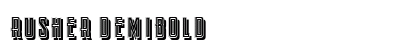 Rusher DemiBold Preview