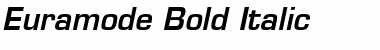 Euramode Bold Italic Regular Font