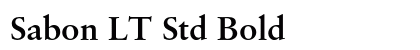 Sabon LT Std Bold preview