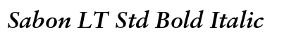 Sabon LT Std Bold Italic Preview