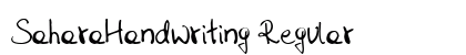 SaharaHandwriting Regular preview