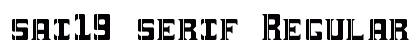 sai19 serif Regular preview