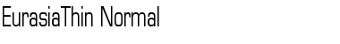 EurasiaThin Normal Font