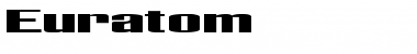 Euratom Regular Font