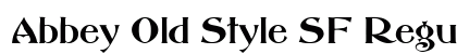 Abbey Old Style SF Regular Preview