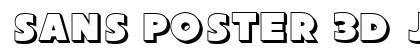 Sans Poster 3D JL Regular preview