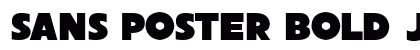 Sans Poster Bold JL Regular preview
