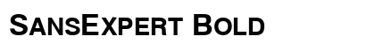 SansExpert Bold preview