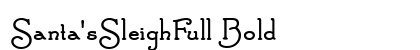Santa'sSleighFull Bold preview