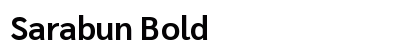 Sarabun Bold preview