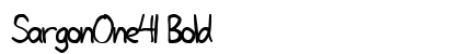 SargonOne41 Bold preview