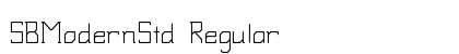 SBModernStd Regular preview