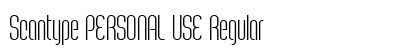 Scantype PERSONAL USE Regular preview