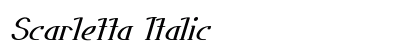 Scarletta Italic Preview