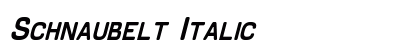 Schnaubelt Italic Preview