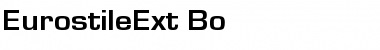 EurostileExt-Bo Regular Font