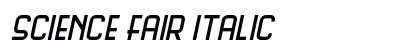Science Fair Italic preview