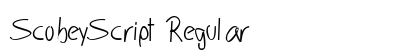 ScobeyScript Regular preview