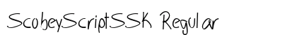 ScobeyScriptSSK Regular preview