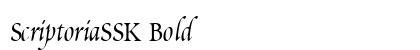 ScriptoriaSSK Bold preview