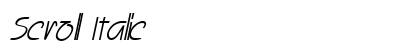 Scroll Italic preview