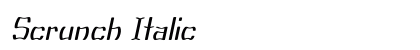 Scrunch Italic preview