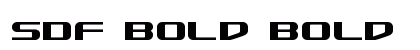 SDF Bold Bold preview
