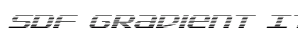 SDF Gradient Italic Italic preview
