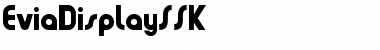 EviaDisplaySSK Regular Font