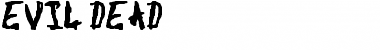 Download Evil Dead Font Download Evil Dead Font