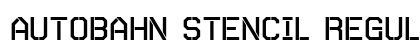 Autobahn Stencil Regular preview