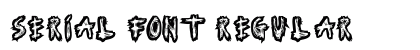 Serial Font Regular preview