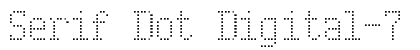 Serif Dot Digital-7 Regular preview