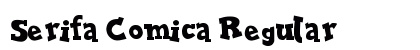 Serifa Comica Regular preview