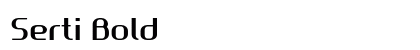 Serti Bold preview