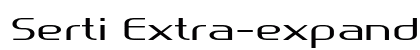 Serti Extra-expanded Regular Preview