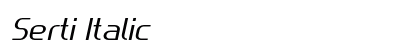 Serti Italic preview