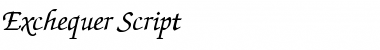 Download Exchequer Script Font Download Exchequer Script Font