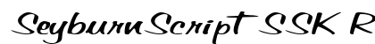 SeyburnScriptSSK Regular preview