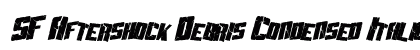 SF Aftershock Debris Condensed Italic preview
