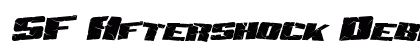 SF Aftershock Debris Italic preview