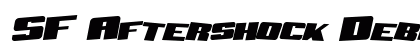 SF Aftershock Debris Solid Italic preview