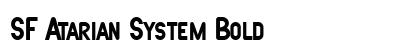 SF Atarian System Bold Preview