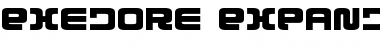 Download Exedore Expanded Font Download Exedore Expanded Font