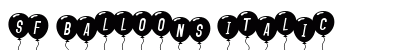SF Balloons Italic preview