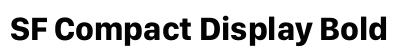 SF Compact Display Bold Preview